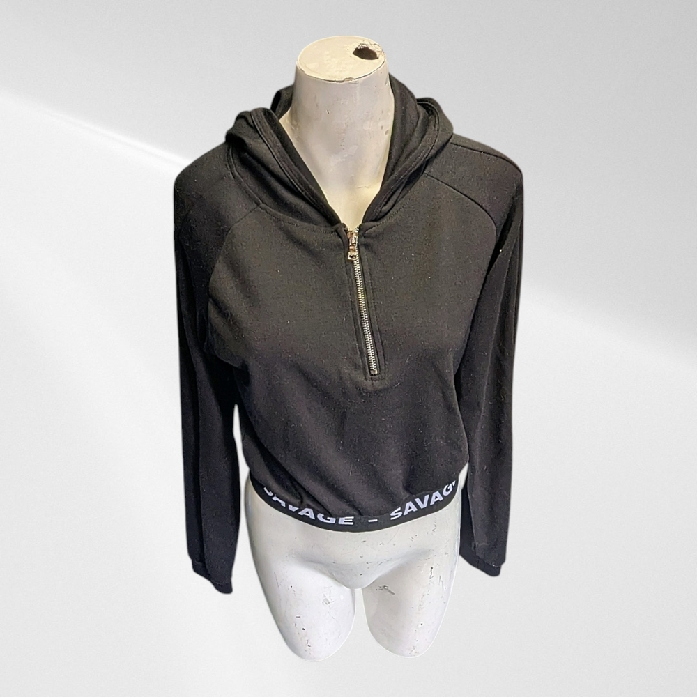 Women's (Junior's) Red Fox Savage Crop top Hoodie